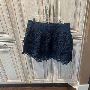 Banana Republic tiered eyelet lace skirt